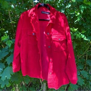 Red Corduroy Zara Jacket ❤️🖍️